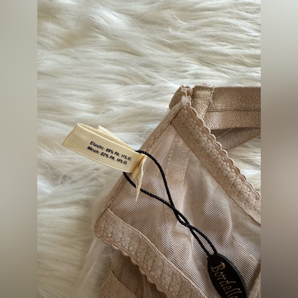 Bordelle New Tomoe Ouvert Wire Bra Caramel M - Picture 6 of 6